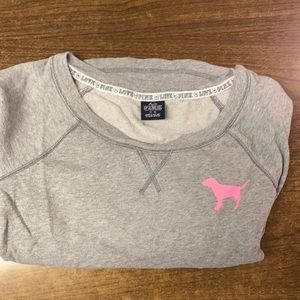 Pink Victoria Secret sweatshirt